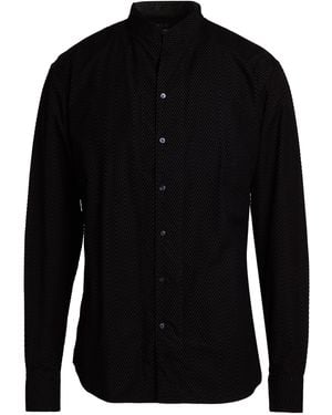 Emporio Armani Shirt Cotton, Polyacrylic - Black
