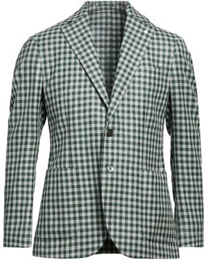 Luigi Bianchi Blazer Wool, Silk, Linen - Green