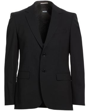 BOSS Blazer Virgin Wool, Elastane - Black