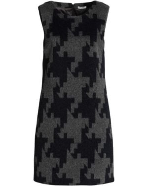 Peserico Mini Dress Wool, Mohair Wool, Viscose, Polyamide - Black