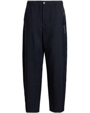 Marni Midnight Pants Virgin Wool - Blue
