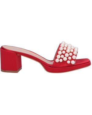 Walter Violet Sandals - Red