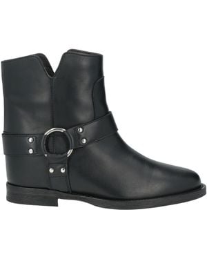 Via Roma 15 Botines De Caña Alta - Negro