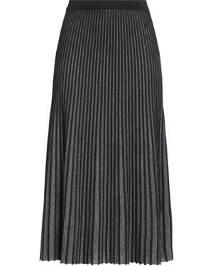 KARL LAGERFELD Midi Skirt Viscose, Nylon, Metallic Fibre, Elastane - Grey