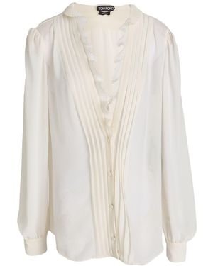 Tom Ford Shirt Polyester - White