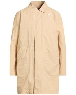 K-Way Overcoat & Trench Coat - Natural