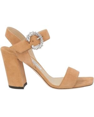 Jimmy Choo Sandals Leather - Natural