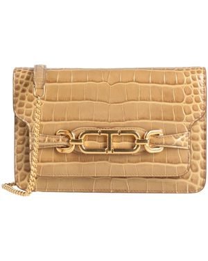 Tom Ford Cross-Body Bag Calfskin - Natural