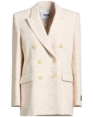 MSGM Blazer Cotton, Viscose, Acrylic - Natural