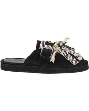 HAANI Mules & Clogs - Black