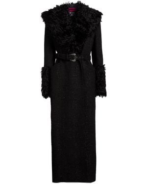Versace Jeans Couture Abrigo - Negro
