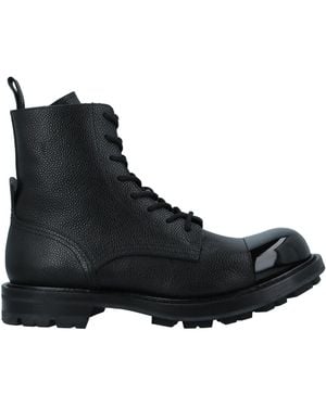 McQueen Ankle Boots Soft Leather, Rubber - Black