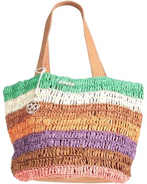 ICONIQUE Shoulder Bag Natural Raffia
