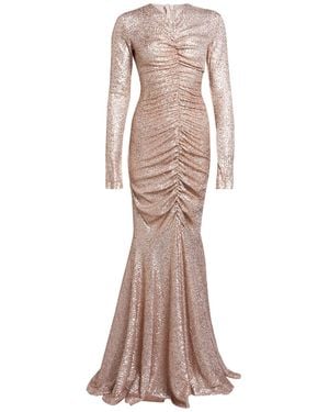 Norma Kamali Maxi Dress Polyester, Elastane - Pink