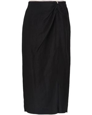 Sandro Midi Skirt - Black