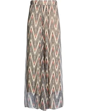 B.yu Pants Viscose, Silk - White