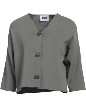 Alpha Studio Strickjacke - Grau