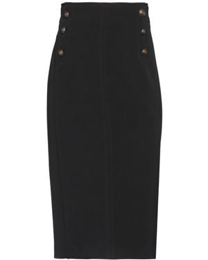 Nenette Midi Skirt Polyester, Elastane - Black