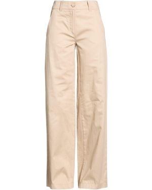 Carla G Trousers Cotton - Natural