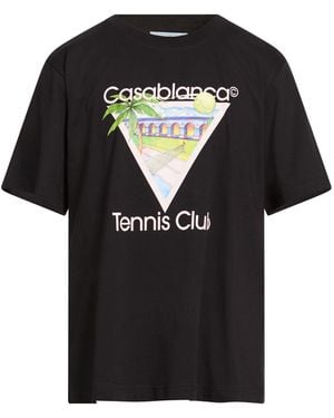 CASABLANCA T-Shirt Organic Cotton - Black