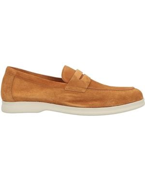 Calce Mustard Loafers Leather - Brown