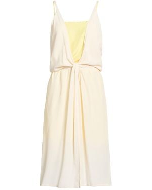 SEVENTY VENEZIA Midi Dress Acetate, Silk - White