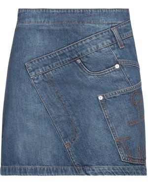 JW Anderson Denim Skirt Cotton - Blue