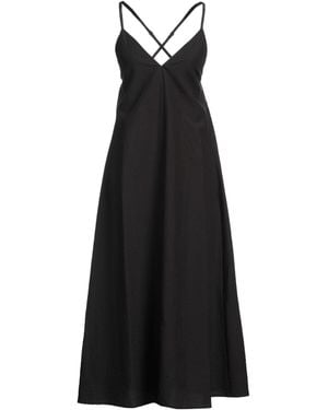 Department 5 Midi Dress Lyocell, Polyamide - Black
