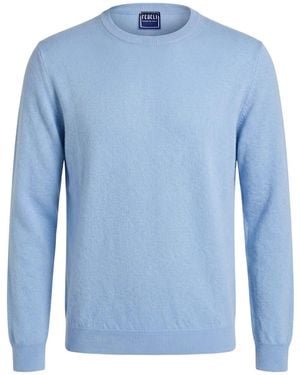 Fedeli Sweater Cashmere - Blue