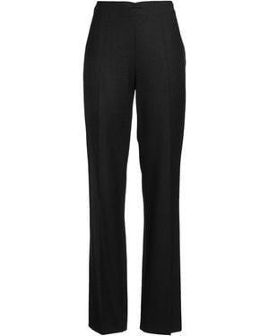 Clips Charcoal Pants Virgin Wool, Elastane - Black