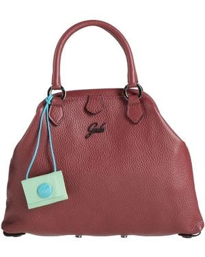 Gabs Mauve Handbag Calfskin - Red
