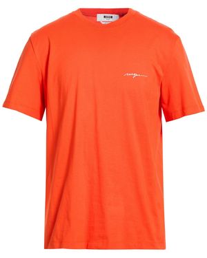 MSGM T-Shirts - Orange