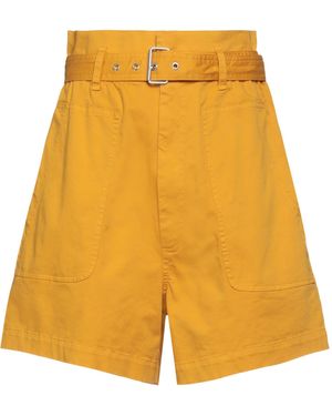 Grifoni Shorts & Bermuda Shorts Cotton, Elastane - Yellow