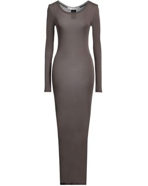 Isabel Benenato Lead Maxi Dress Viscose - Gray