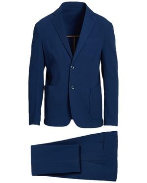 Squad² Suit Polyester, Viscose, Elastane - Blue