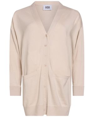 Alpha Studio Cardigan - Neutre
