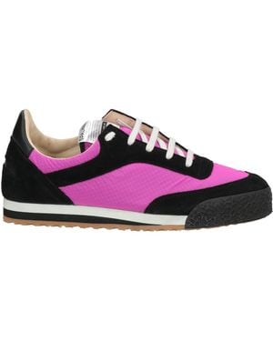 Spalwart Fuchsia Sneakers Leather, Textile Fibers - Pink