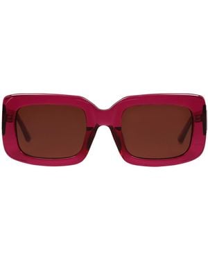 The Attico x Linda Farrow Sunglasses - Red