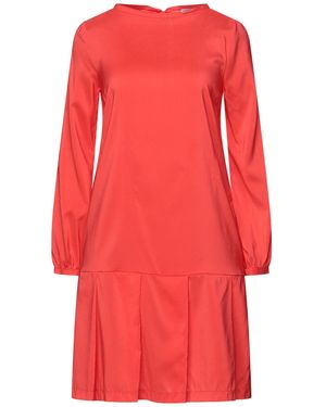 Ballantyne Mini Dress Silk, Elastane - Red