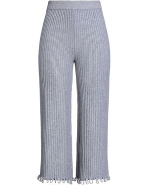 White Wise Pants - Gray