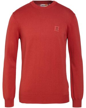 Timberland Rust Sweater Cotton - Red