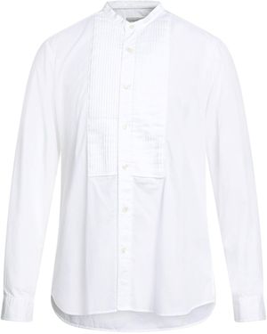 Tintoria Mattei 954 Exclusively For Bongenie Grieder Since 1891 Shirt Cotton - White