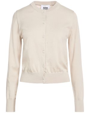 Alpha Studio Strickjacke - Weiß