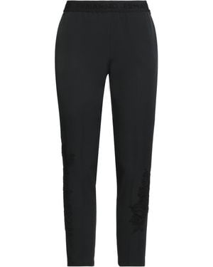 ERMANNO FIRENZE Pants Polyester, Elastane, Viscose - Black