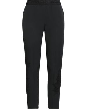 ERMANNO FIRENZE Pants Polyester, Elastane, Viscose - Black