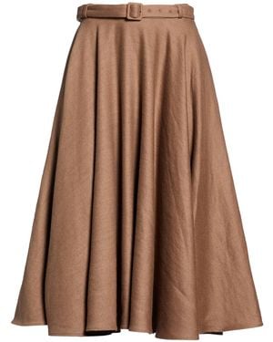 Lardini Midi Skirt - Brown