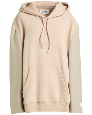 MM6 by Maison Martin Margiela Sweatshirt Cotton, Polyester, Wool - Natural
