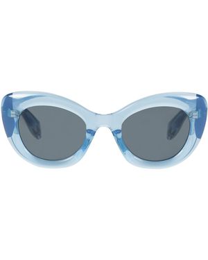 McQueen Gafas De Sol - Azul