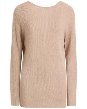 Fabiana Filippi Blush Jumper Viscose, Alpaca Wool, Mohair Wool, Polyamide, Polyester - Natural