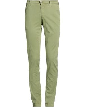 Mason's Pants Cotton, Elastane - Green